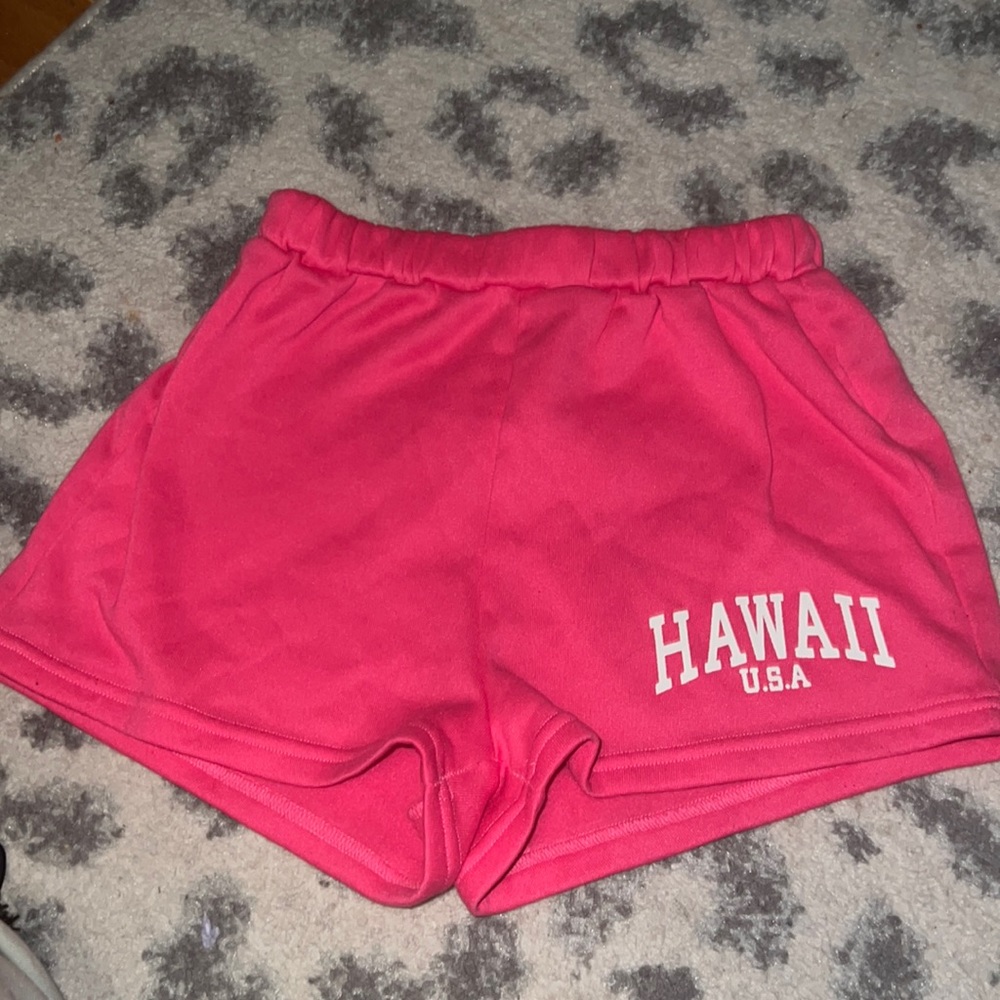hot pink shorts